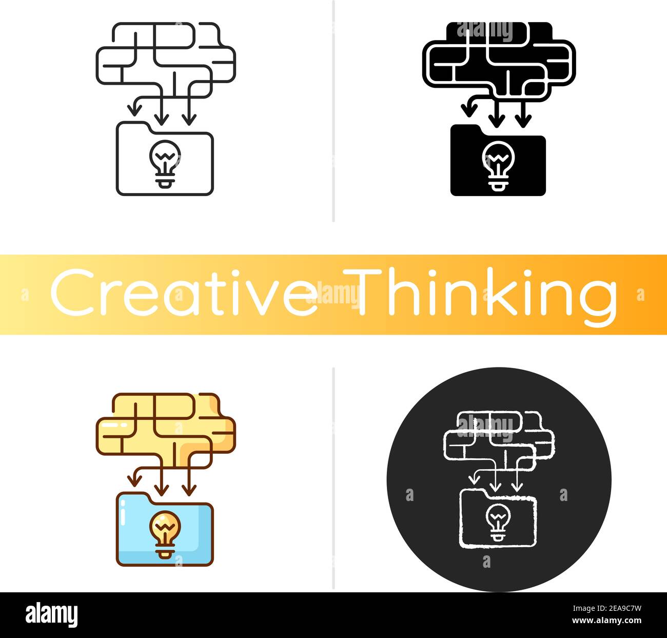 Organizing information icon Stock Vector
