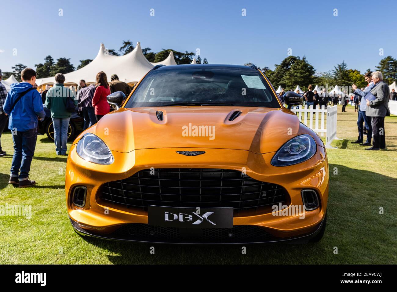 Aston Martin DBX on display at the Concours D’Elegance held at Blenheim Palace on the 26 September 2020 Stock Photo