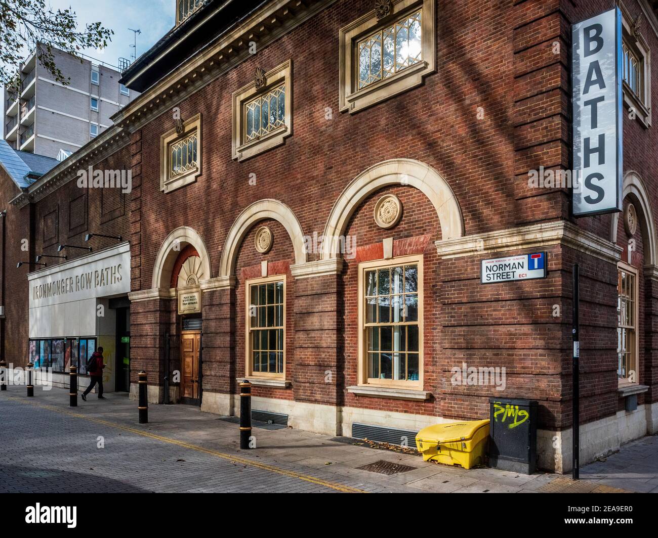 Ironmonger Row Baths built 1931, originally a public wash house and