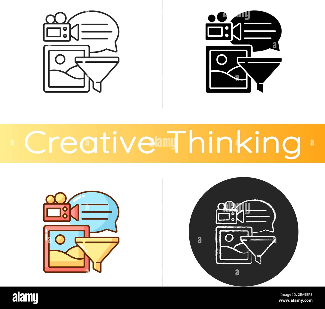 Analyzing information icon Stock Vector