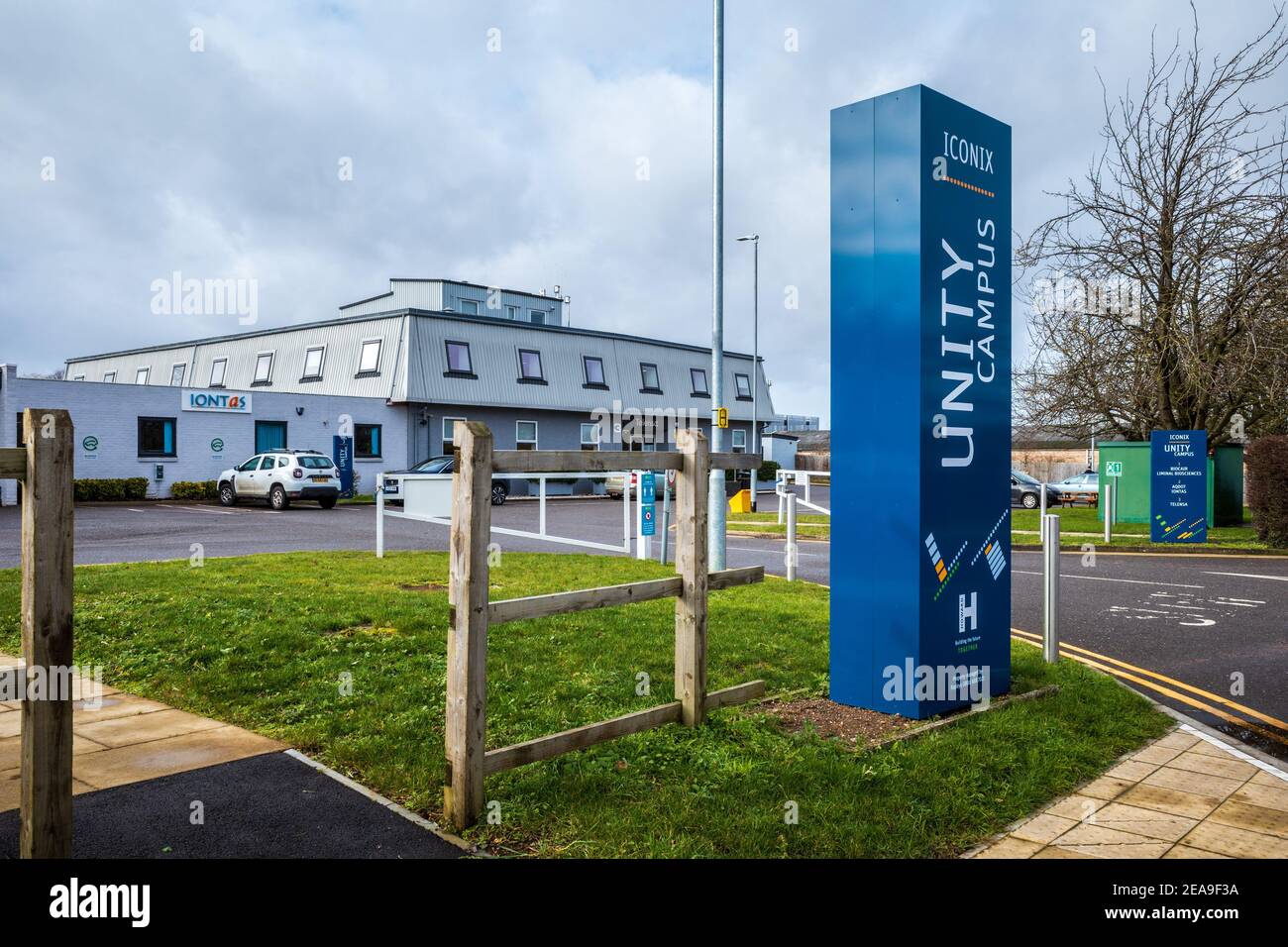 The Unity Campus Business Park Sawston near Cambridge. Unity Campus is