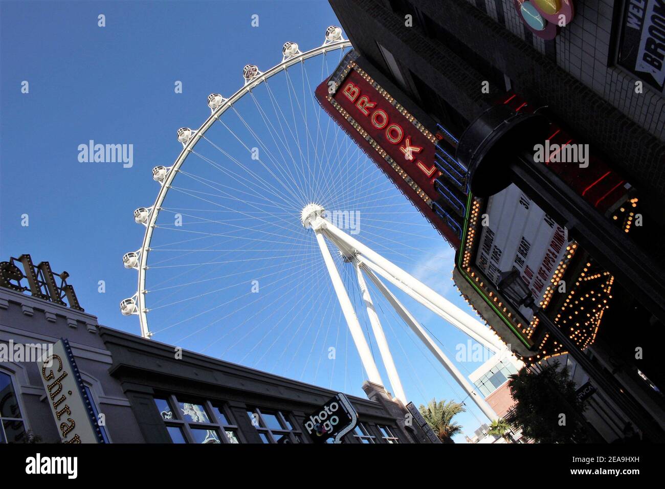 Ferris wheel in Las Vegas Stock Photo