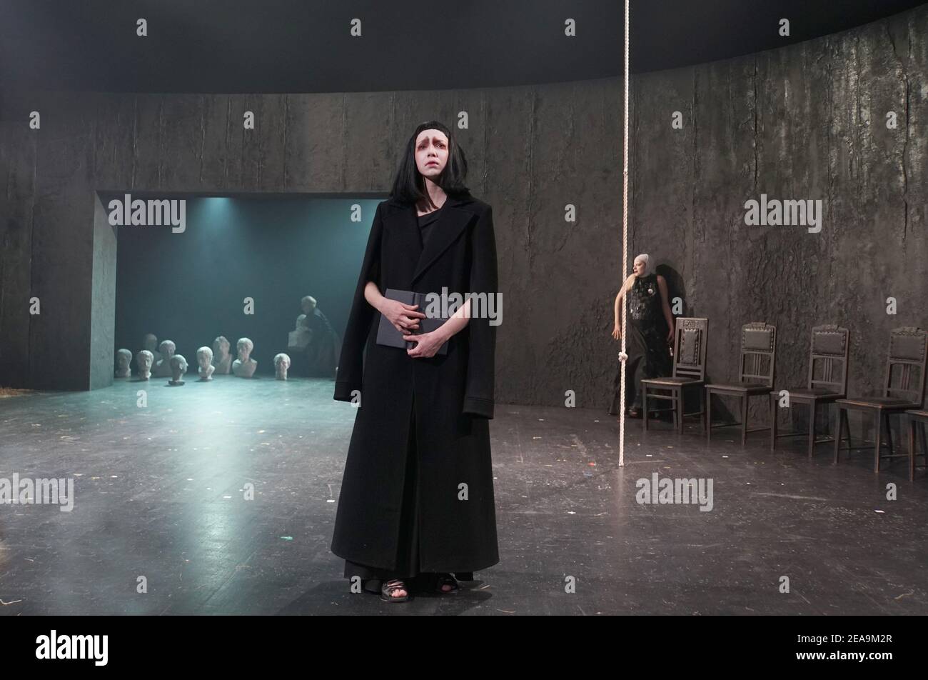 January 19, 2021. - Russia, Moscow. - The Vakhtangov Theatre. 'Romulus ...