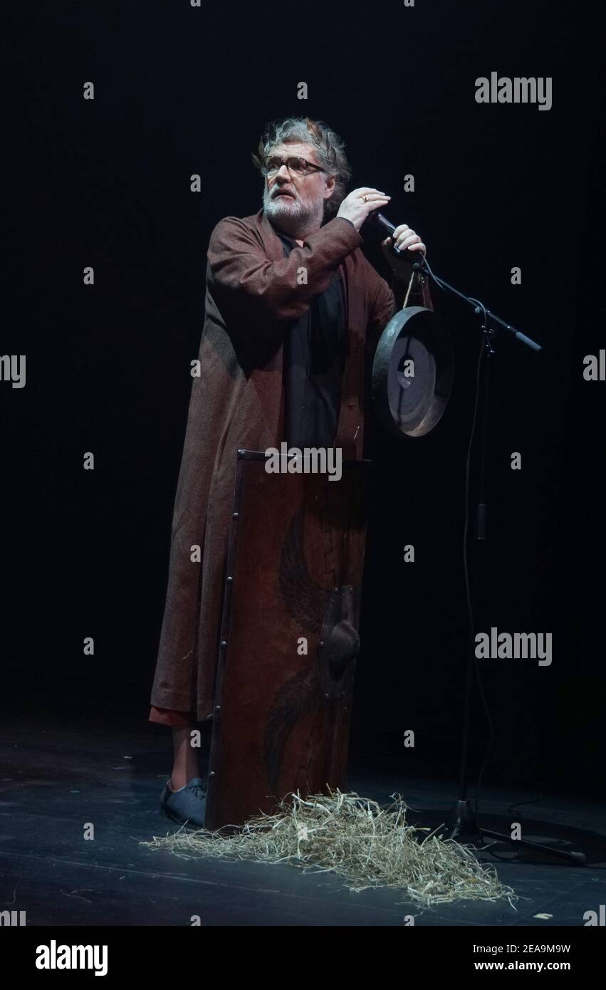 January 19, 2021. - Russia, Moscow. - The Vakhtangov Theatre. 'Romulus ...