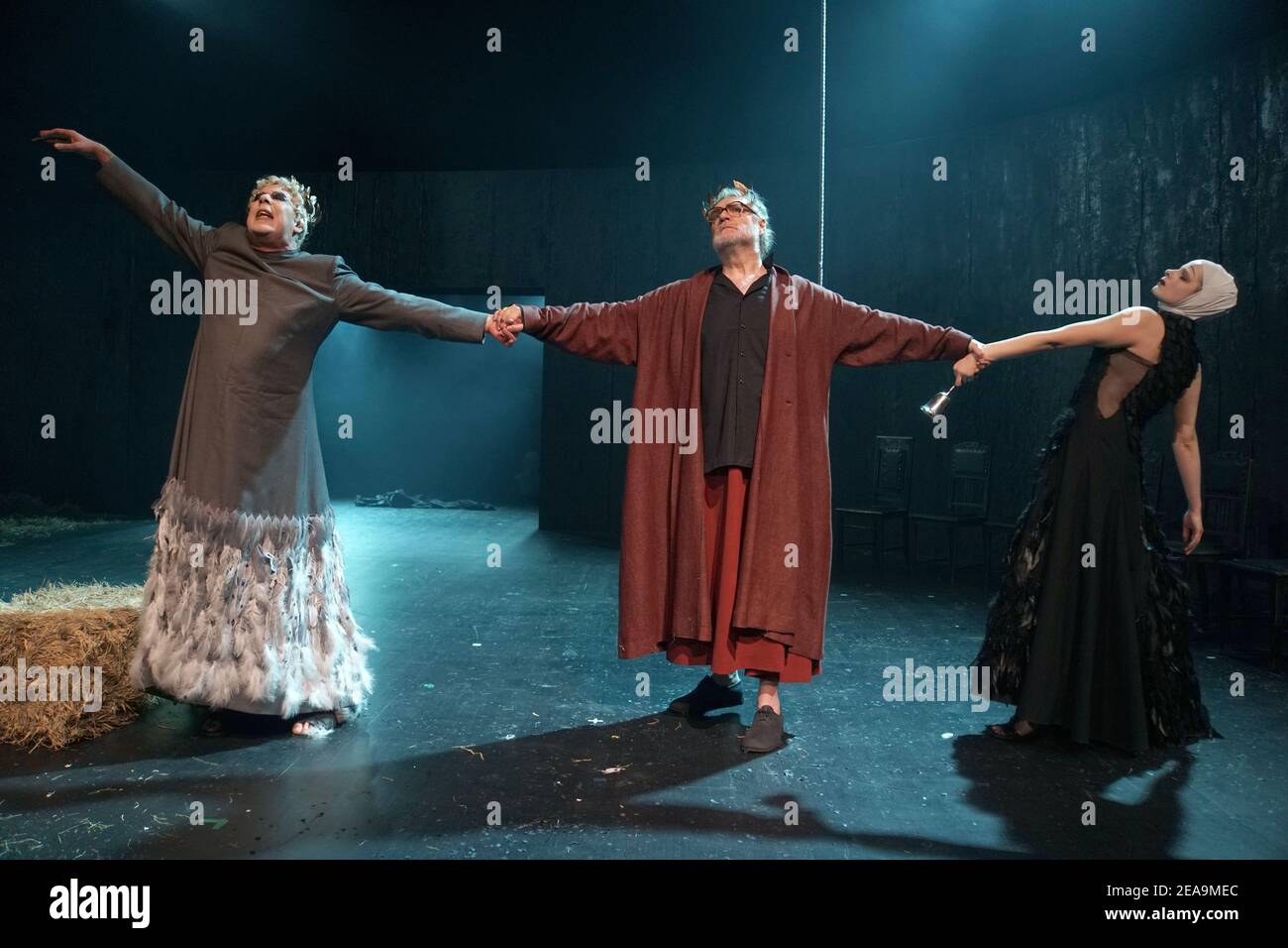 January 19, 2021. - Russia, Moscow. - The Vakhtangov Theatre. 'Romulus ...