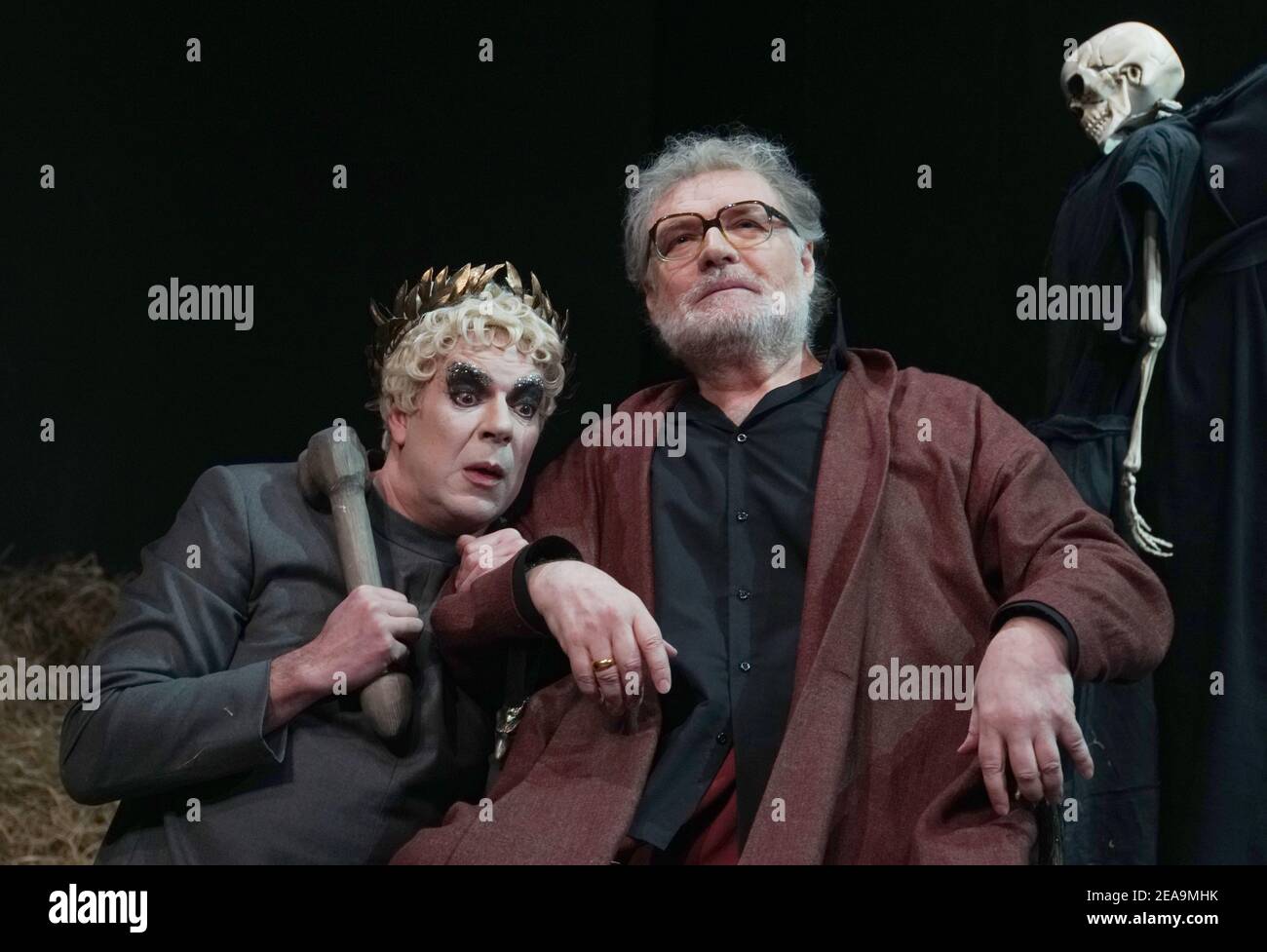 January 19, 2021. - Russia, Moscow. - The Vakhtangov Theatre. 'Romulus ...