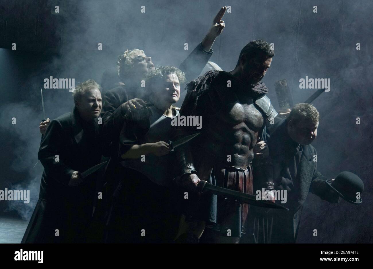 January 19, 2021. - Russia, Moscow. - The Vakhtangov Theatre. 'Romulus ...