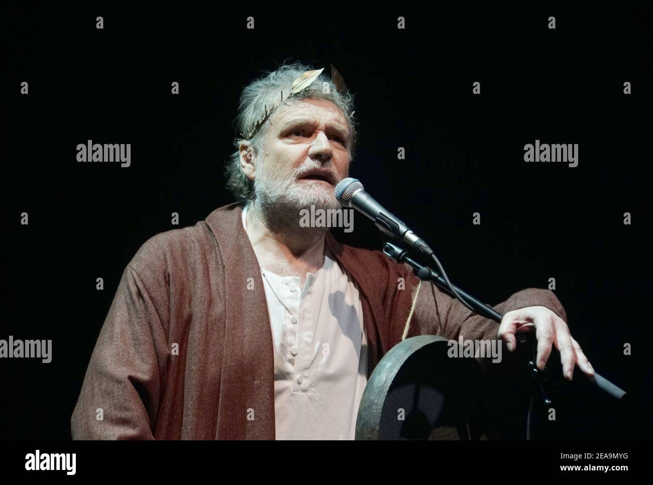 January 19, 2021. - Russia, Moscow. - The Vakhtangov Theatre. 'Romulus ...