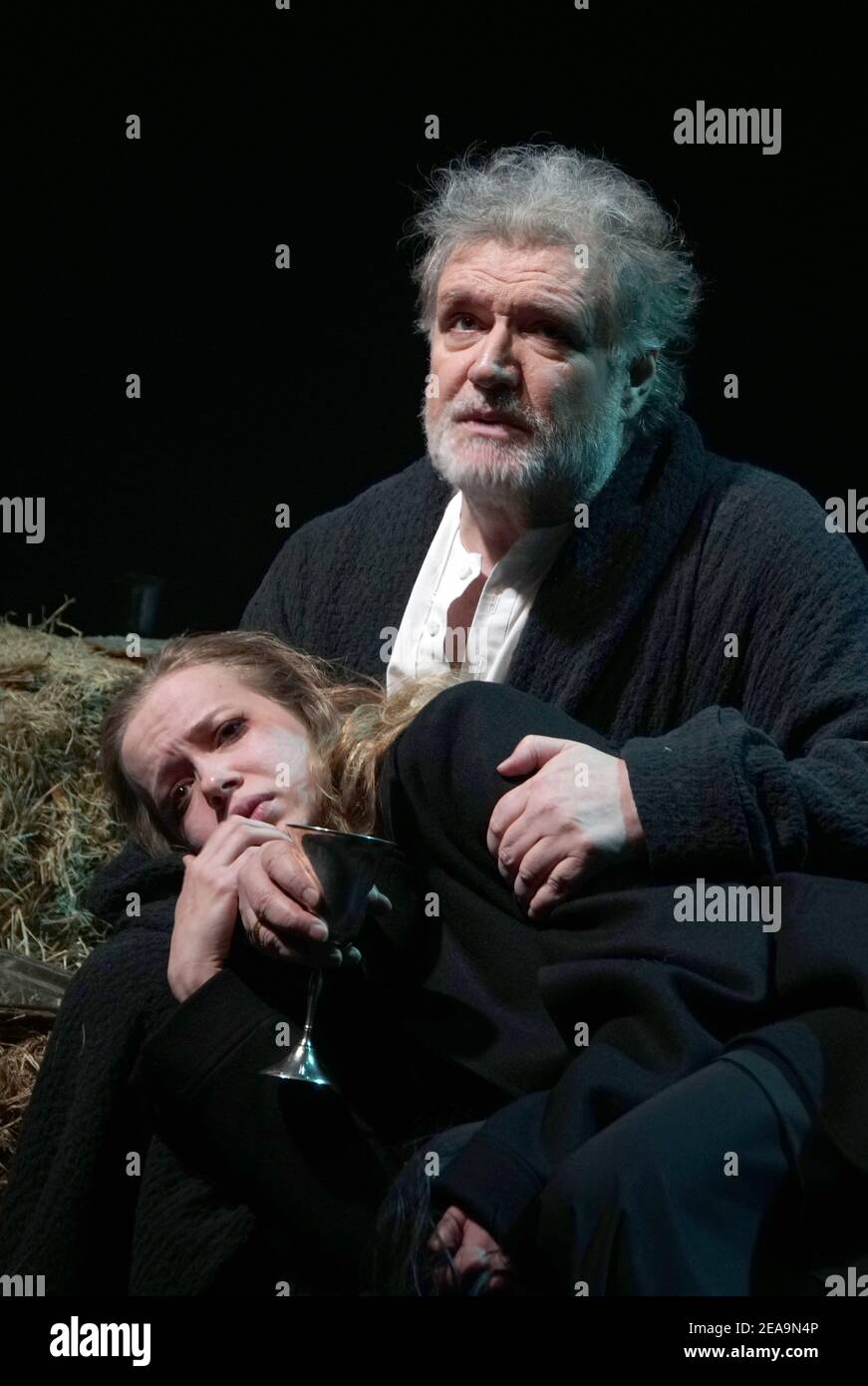 January 19, 2021. - Russia, Moscow. - The Vakhtangov Theatre. 'Romulus ...
