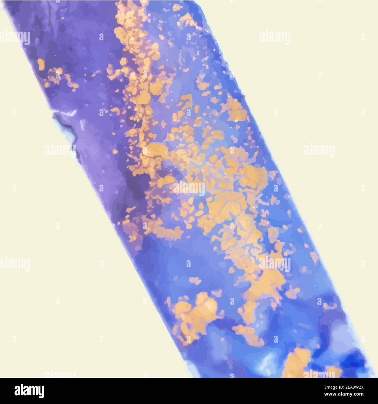 Square abstract background in blue and purple Stock Vector