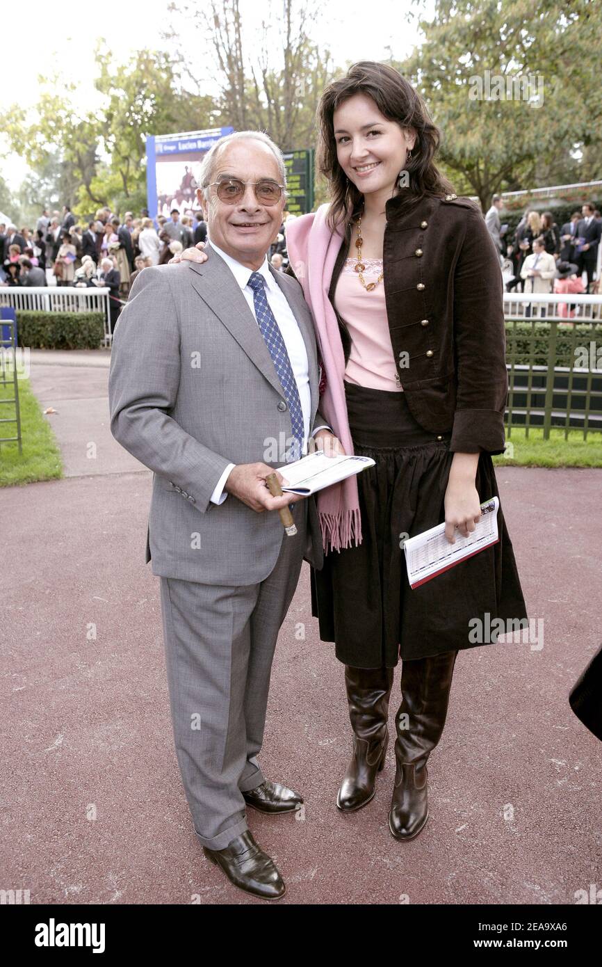 Yves Saint-Martin and his daughter attend the 84th Prix de l'Arc de  Triomphe horse
