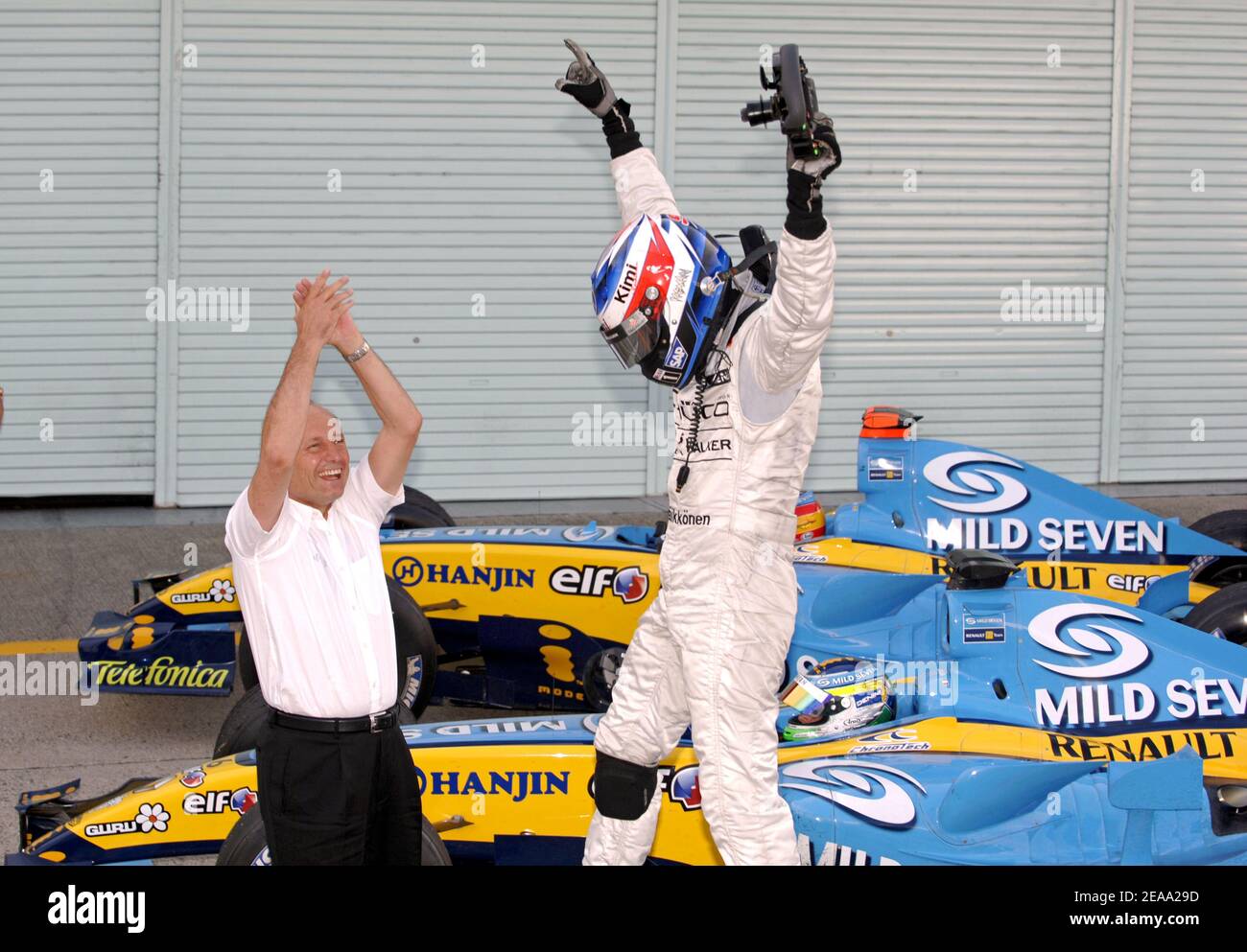 Finnish driver Kimi Raikkonen won the Formula one Grand prix