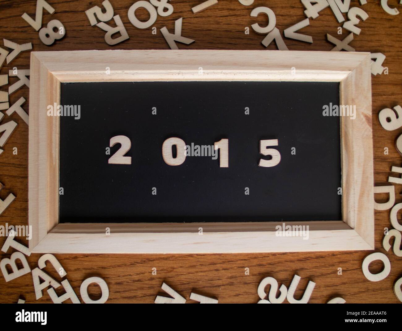 Word Boards of the 2010's Stock Photo