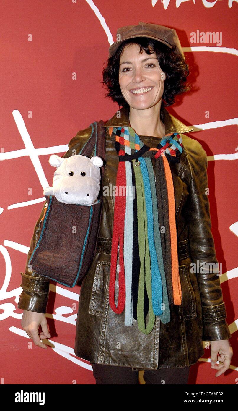 French actress Caroline Trescat attends the opening party of the new Hippotamus 'Hippo Wagram' restaurant in Paris, France on December 1, 2005. Photo By Giancarlo Gorassini/ABACAPRESS.COM Stock Photo