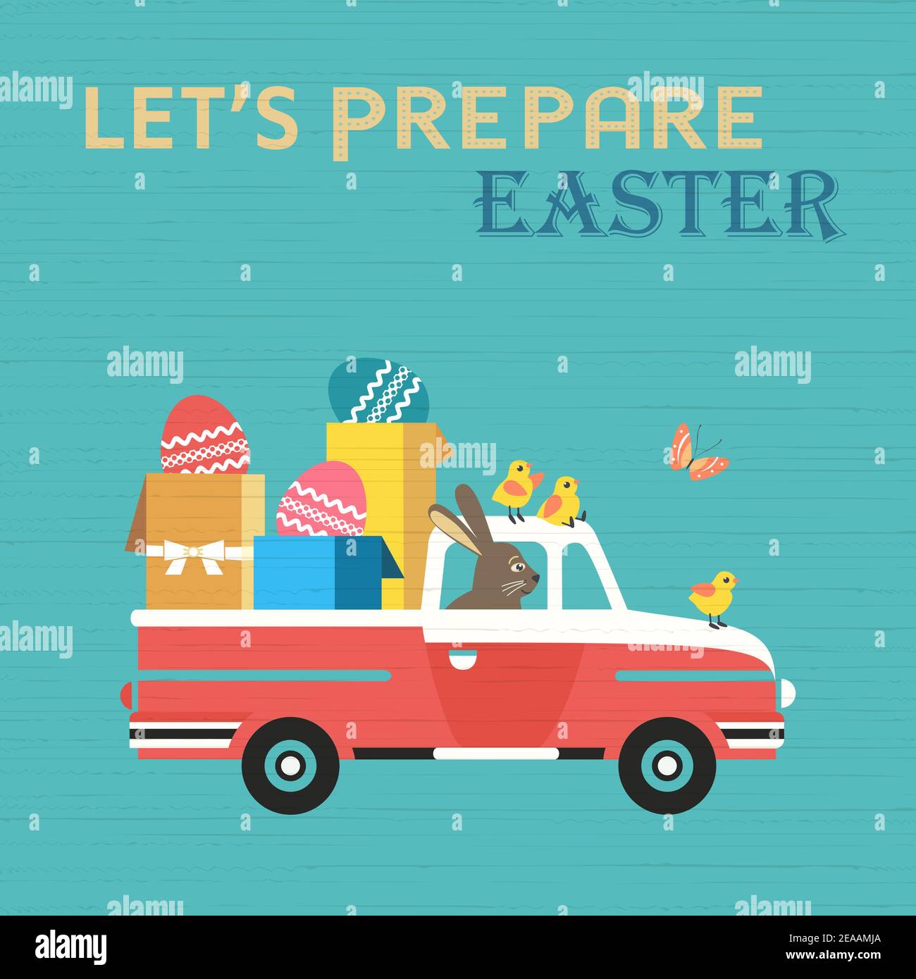 Festive easter background gifts Stock Vector Images - Alamy