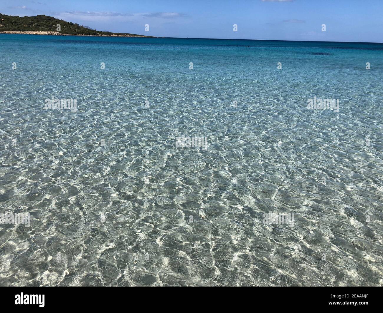 Spiaggia di Porto Ottiolu, sea, bay, beach, Sardinia, Italy Stock Photo