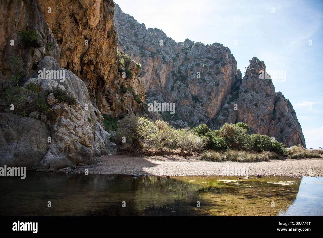 Torrent de Pareis gorge, Mallorca Stock Photo