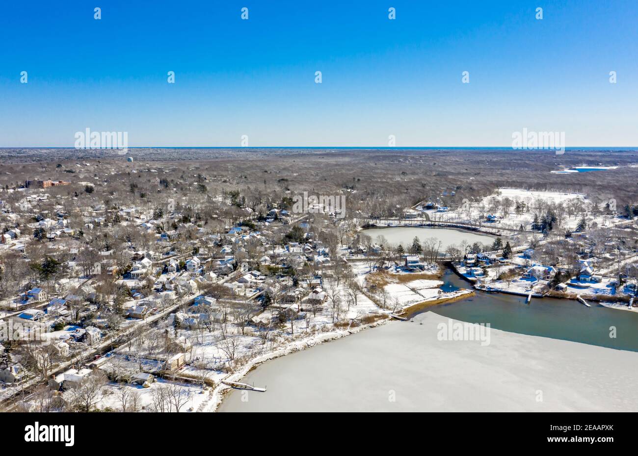 Aerial view of sag harbor hires stock photography and images Alamy