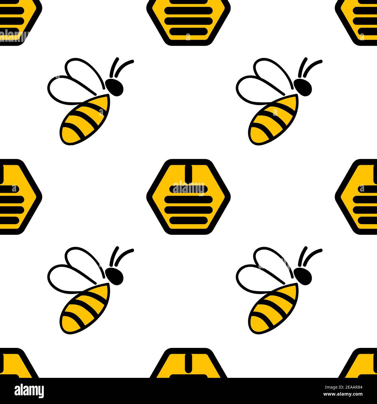 Bee friendly logo hi-res stock photography and images - Alamy