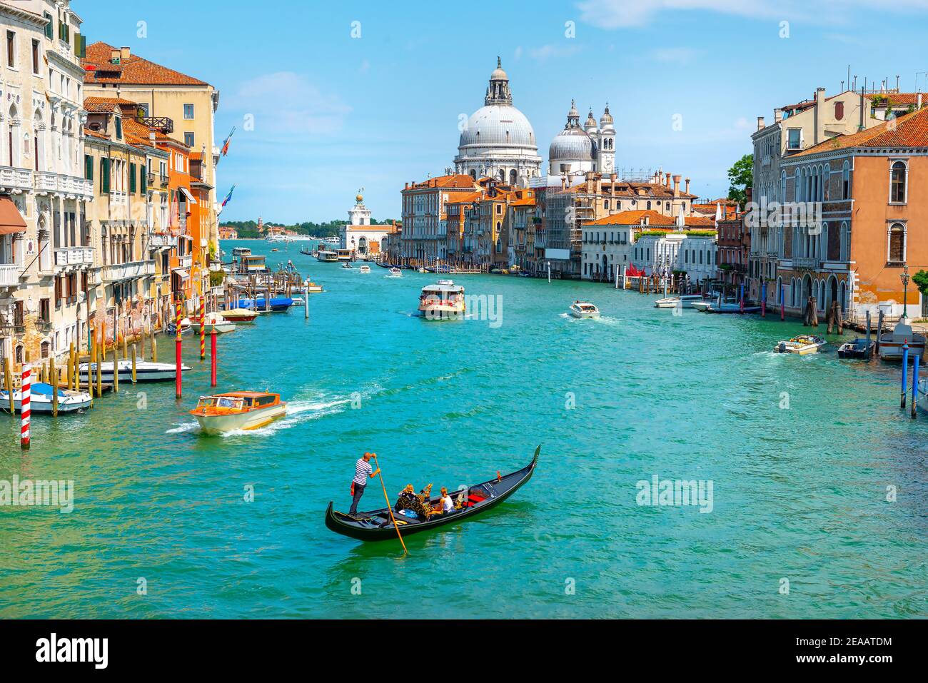 Summer venetian canal view hi-res stock photography and images - Alamy