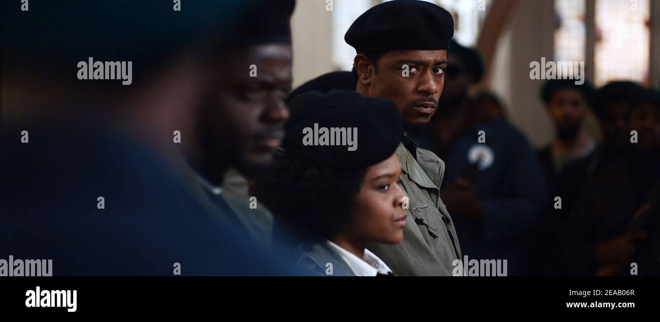 JUDAS AND THE BLACK MESSIAH, from left: Daniel Kaluuya, as Chairman