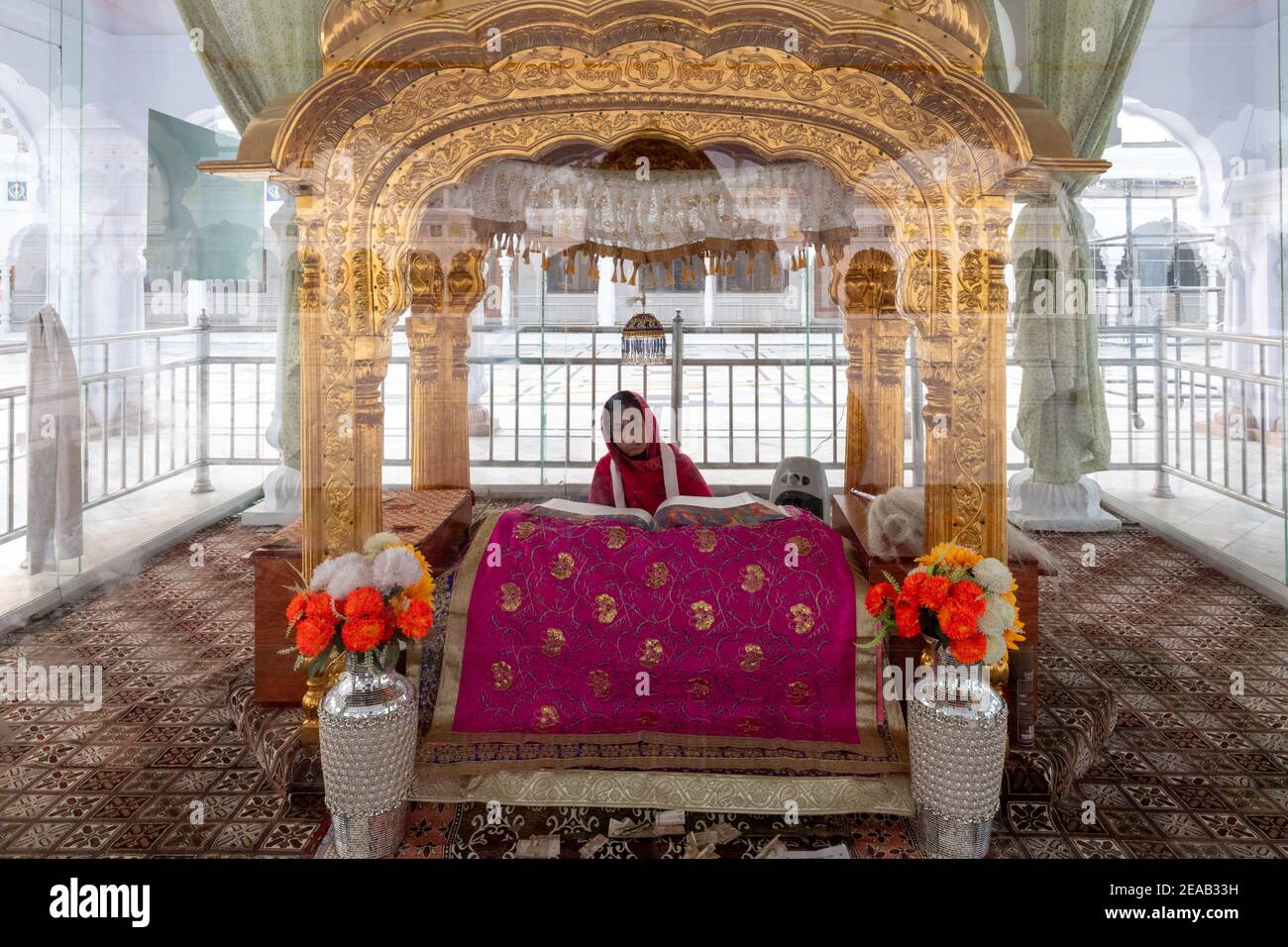 Gurdwara Janam Asthan, Nankana Sahib, Punjab, Pakistan Stock Photo