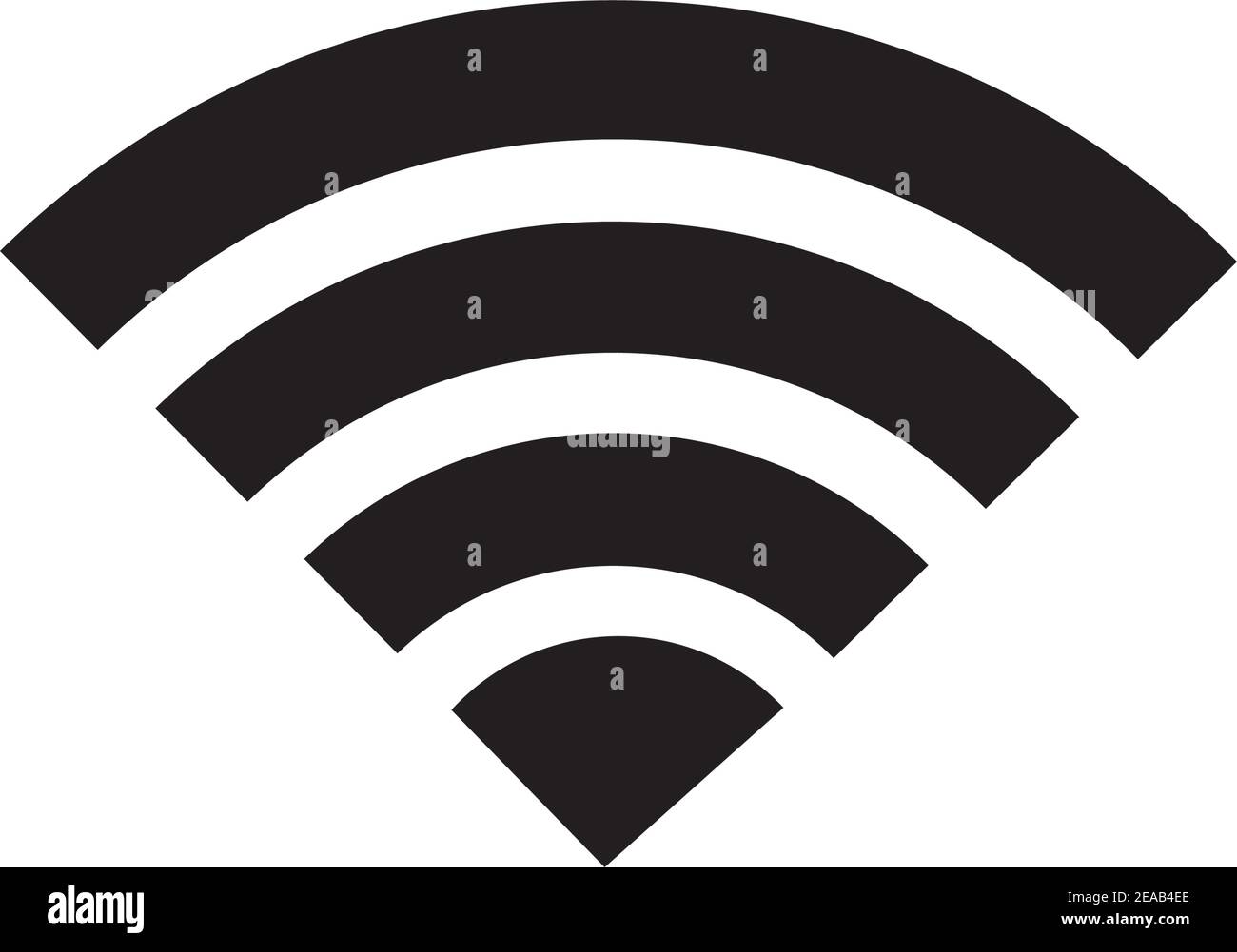 wi-fi icon. internet icon vector Stock Vector Image & Art - Alamy