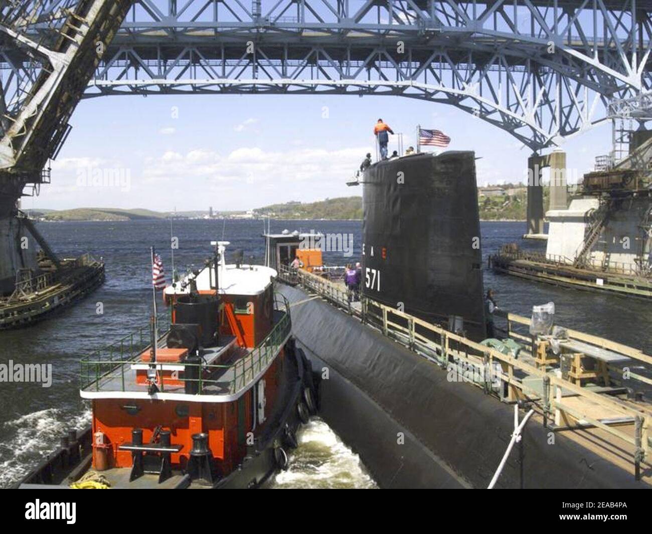 Nautilus (SSN 571) Groton CT 2002 May 08 Stock Photo Alamy