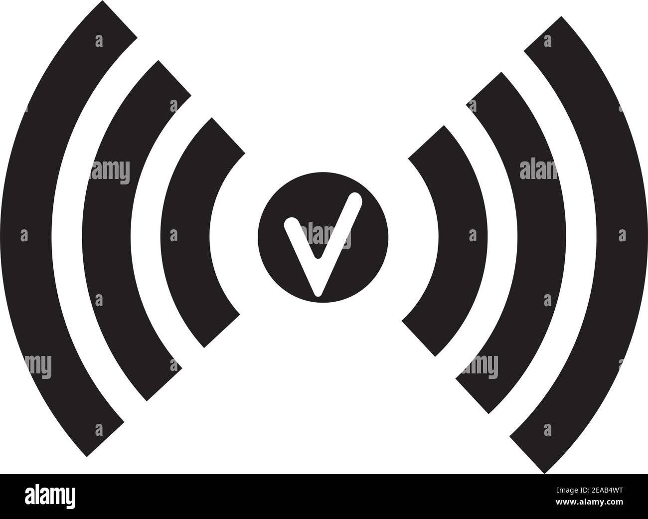 wi-fi icon. internet icon vector Stock Vector Image & Art - Alamy