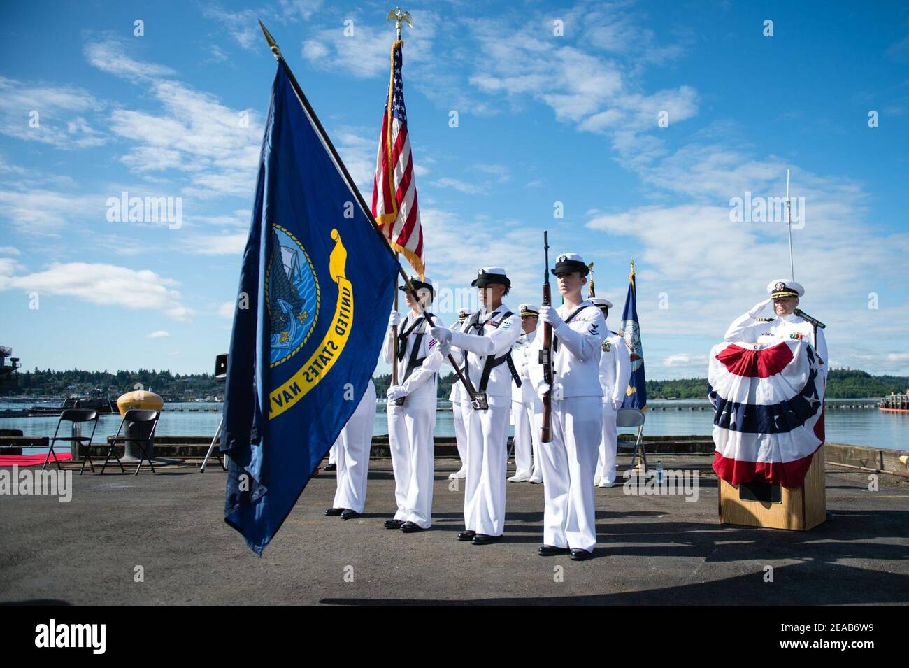 Naval Base Kitsap Battle of Midway Commemoration 150604 Stock Photo Alamy