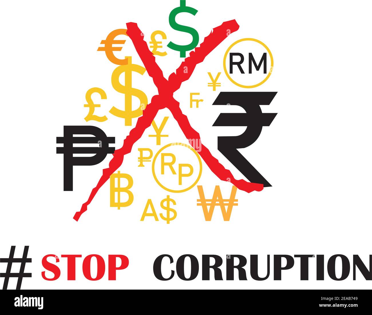 Corruption Abstract Victims abstract Stock Vector Images - Alamy