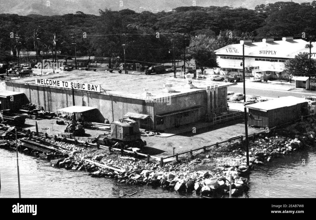 Naval Supply Depot at the U.S. Naval Station Subic Bay, Philippines, on