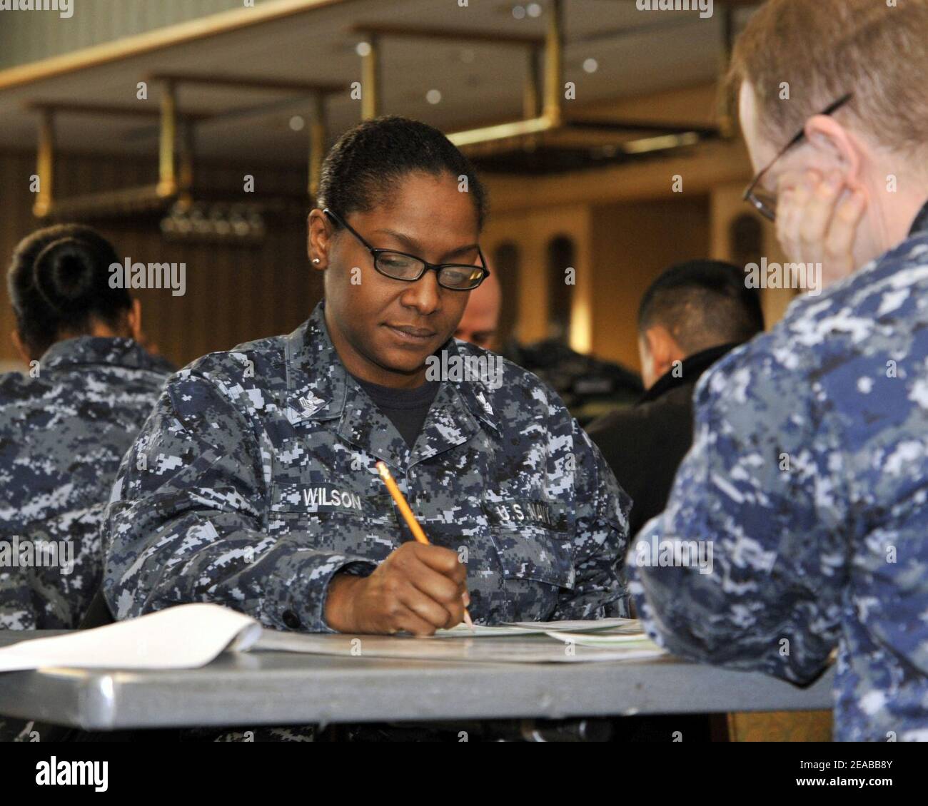 Navy wide e 7 exam hires stock photography and images Alamy