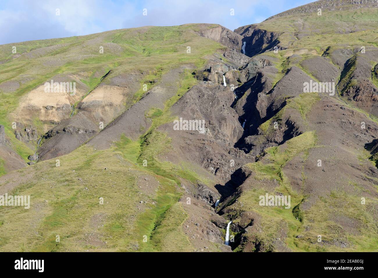 Icelandic tectonic continental rift between Europe and America Stock Photo