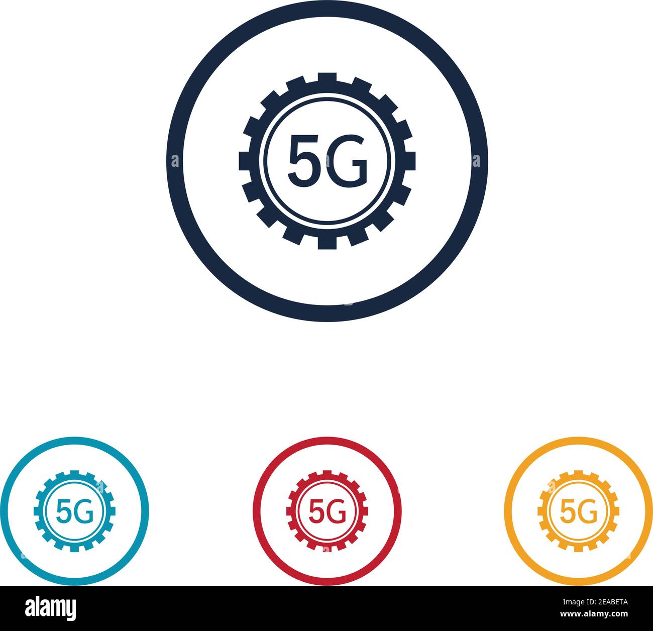 5g logo sign vector templateVector technology icon network sign 5G ...