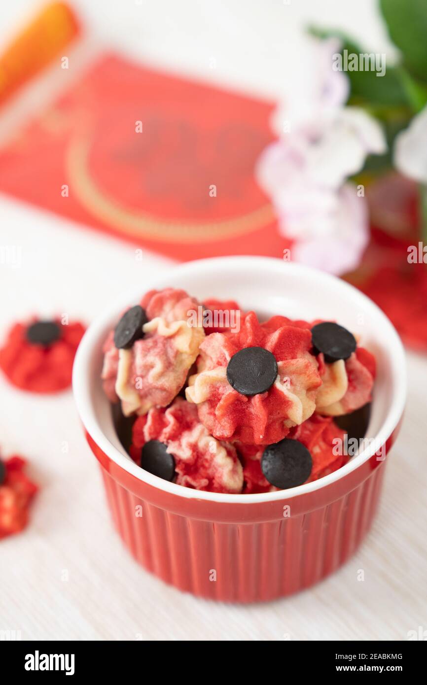 Chinese New Year butter cookies Stock Photo Alamy