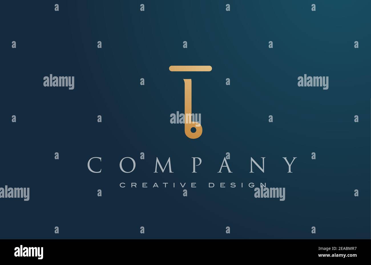 I gold golden alphabet letter logo icon design. Lettering and corporate ...