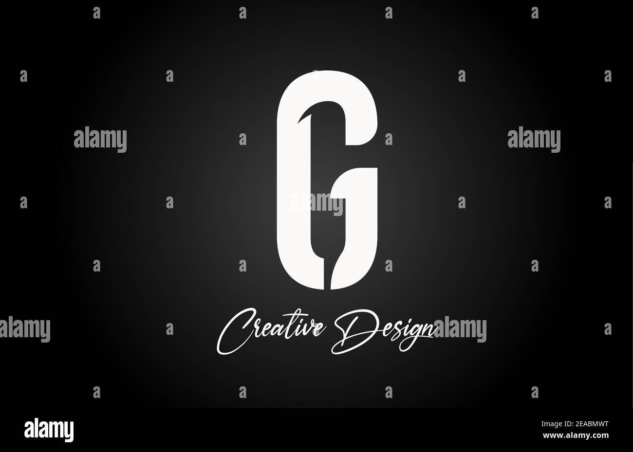 G simple alphabet letter logo icon design. Creative and elegant ...