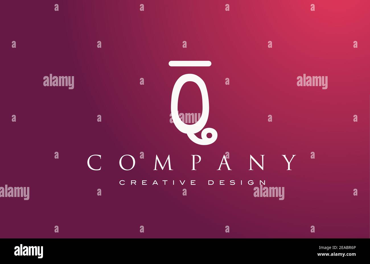 Q pink white alphabet letter logo icon Design for lettering and Q pink white alphabet letter logo icon Design for lettering and