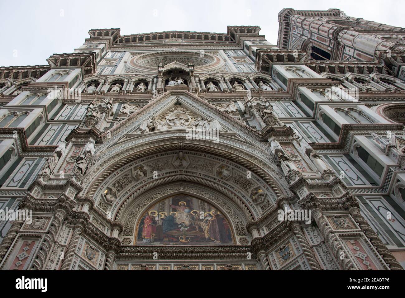 Facade of the Cathedral of Santa Maria del Fiore, Florence Stock Photo
