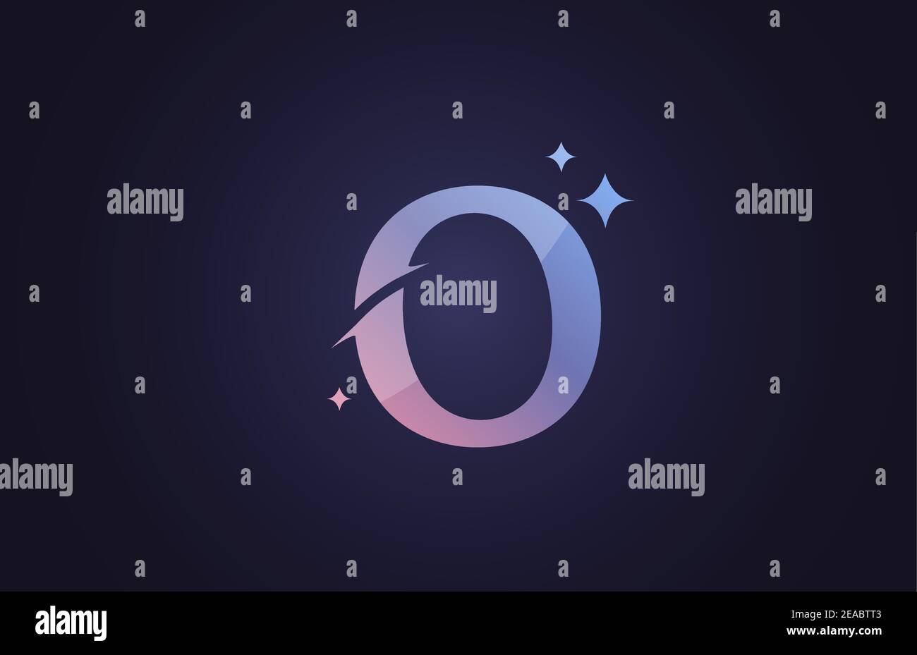 O beautiful alphabet letter logo for business and company in gradient ...
