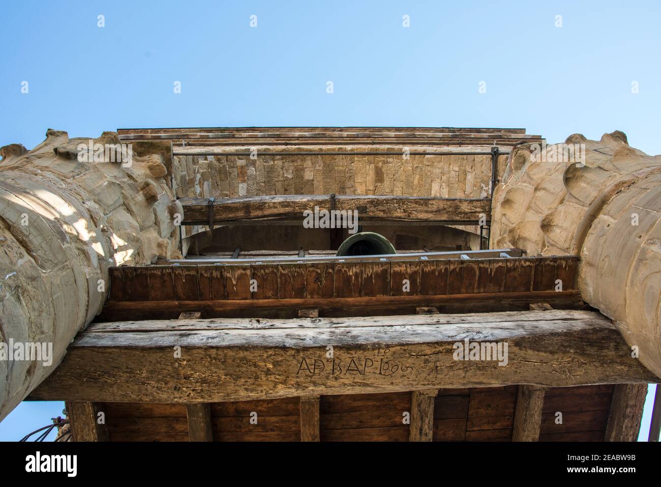 Spire of the Palazzo Vecchio, Florence Stock Photo