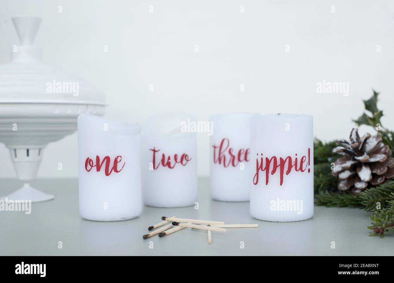 DIY Christmas decorations Stock Photo