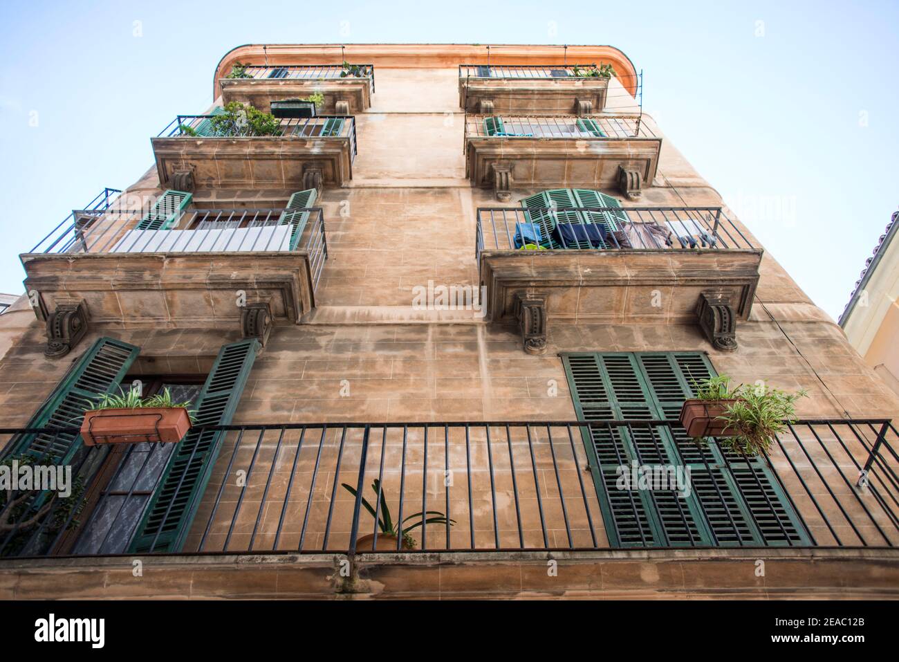 Residential house in Palma, Mallorca Stock Photo
