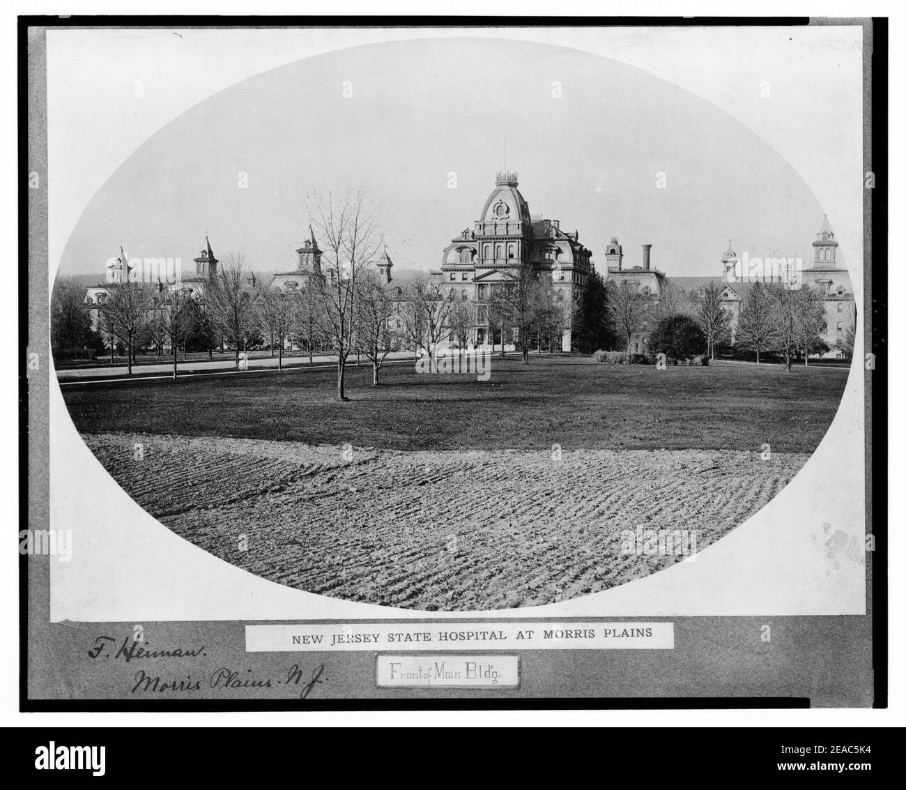 New Jersey State Hospital at Morris Plains, front of main building F