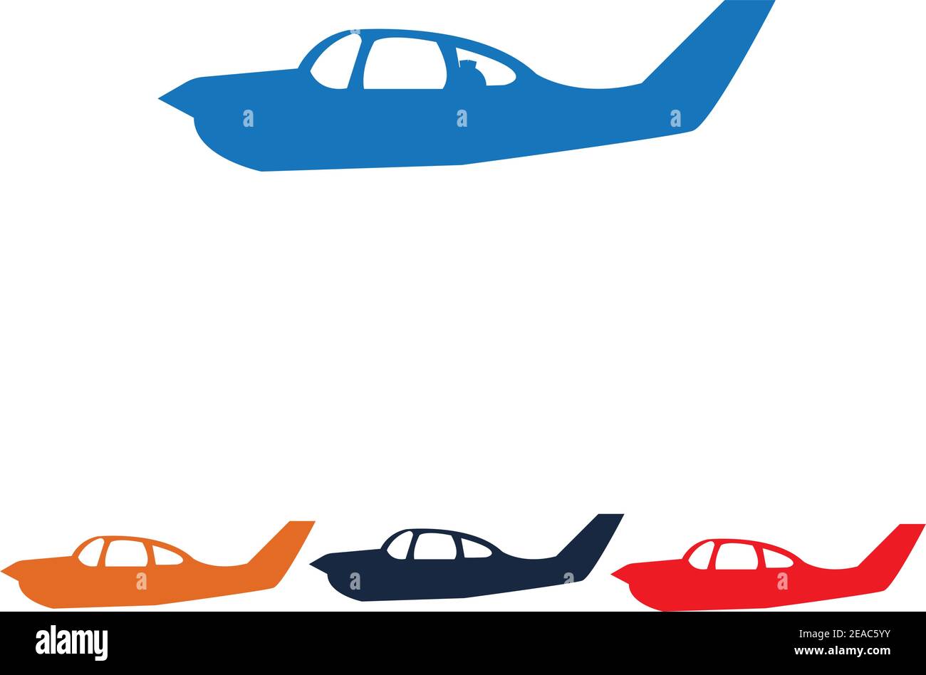 Airplane logo Template vector illustration icon designPlane Icon Vector. Stock Vector