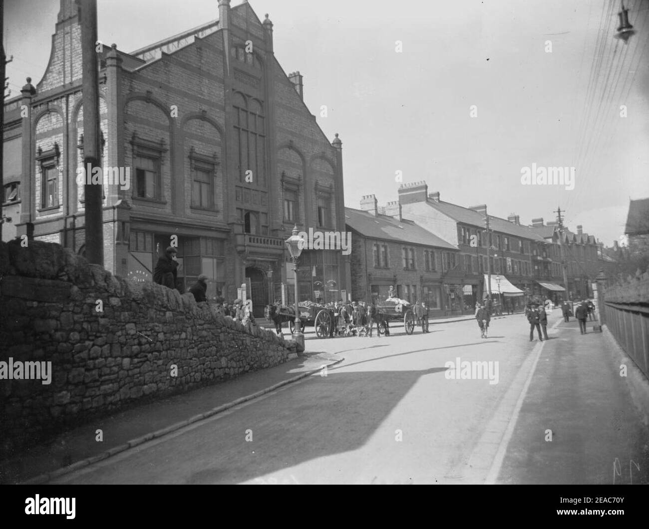 New Public Hall and Church Street, Ebbw Vale (4641240 Stock Photo Alamy