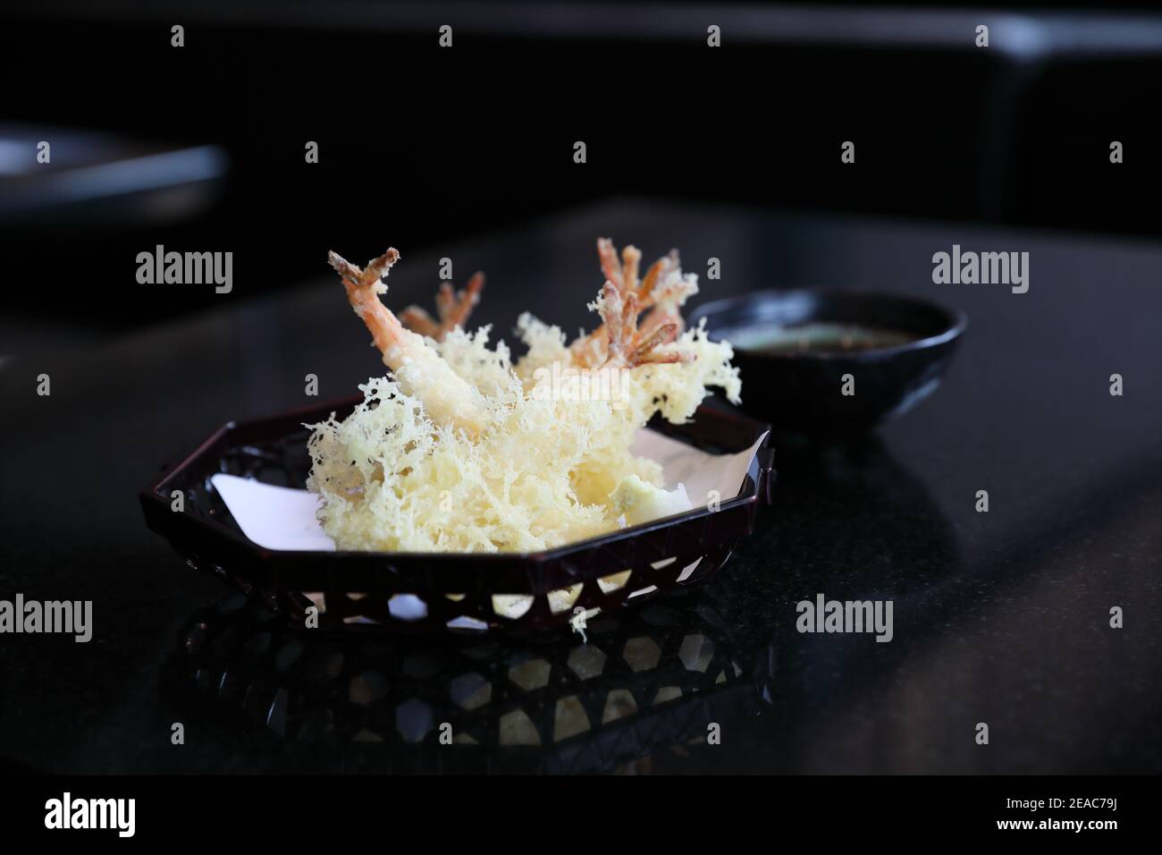 Tempura Fried shrimp Japanese style Stock Photo - Alamy