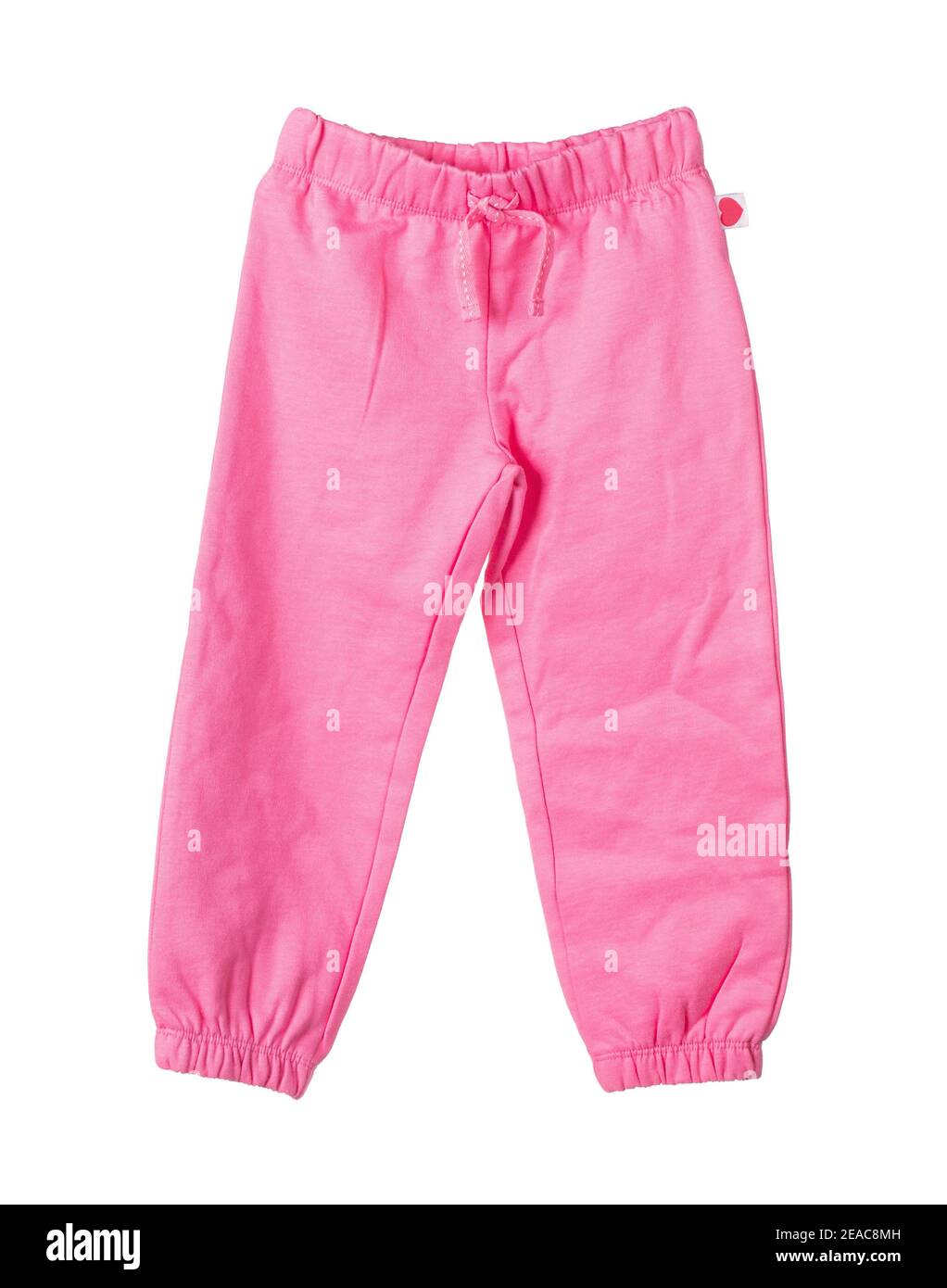 Childrens kntted trousers. Isolated on the white background. Stock Photo