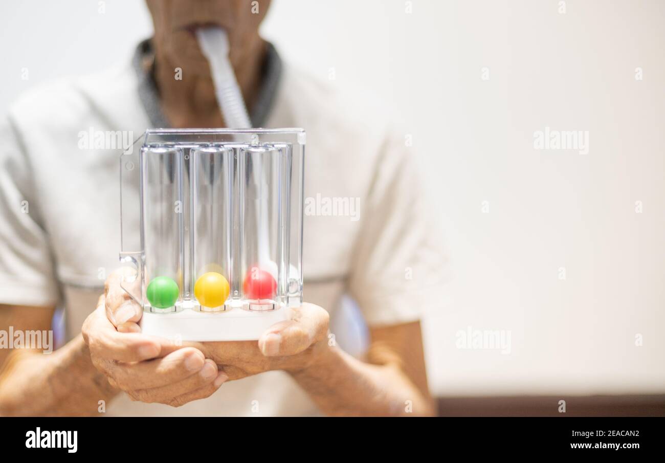 The Triball incentive spirometry is medical equipment for elderly or